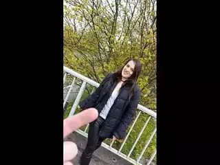 Blowjob outdoors