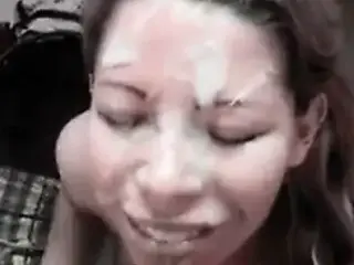 Hot ass wife facial finale... or is it??