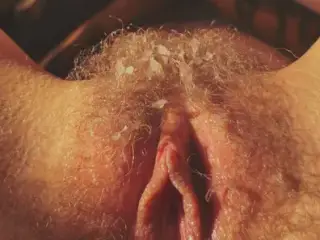 Juicy creampied pussy