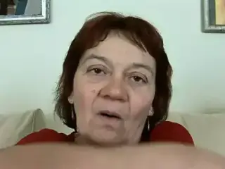 Big nippled hairy granny – deepthroat and cum in mouth