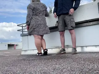 Mother-in-law pees like a dog