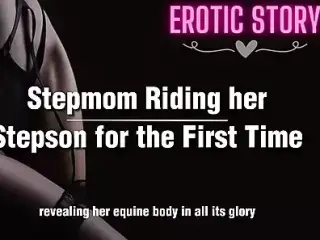 Stepmom Riding her Stepson for the First Time