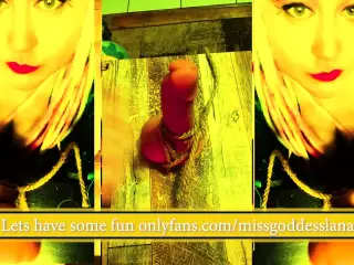 Tied up Cock and Balls JOI with Ball punching ENHANCED