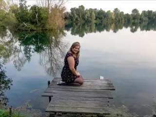 Spontaneous outdoor quickie at the lake! HAVE I BEEN RECOGNIZED?