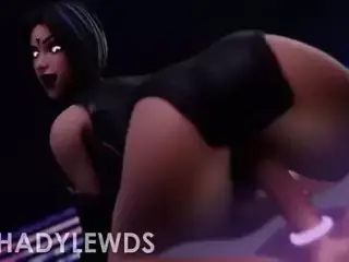 Raven Riding Dick