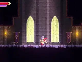 Scarlet Maiden Hentai game PornPlay Ep.2 Gloryhole and futanari blowjob in the caves