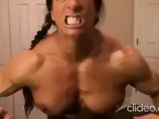 AS topless flexing 10