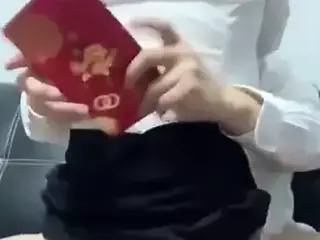 Chinese secretary fucked