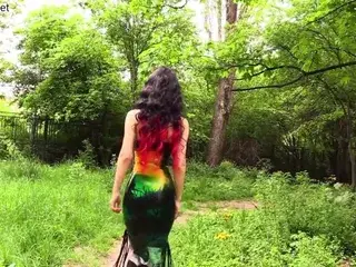 Marilyn Yusuf Part 40 - Incredible Painted Latex Dress