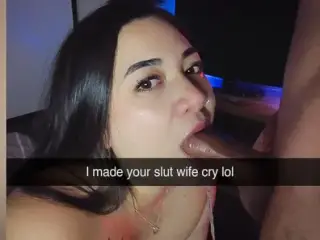 Best Friend Violates my Throat (Video Sent to My Husband)