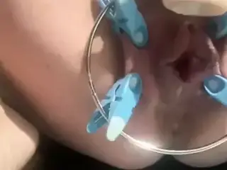 Pussy Pumped with kong and dildo