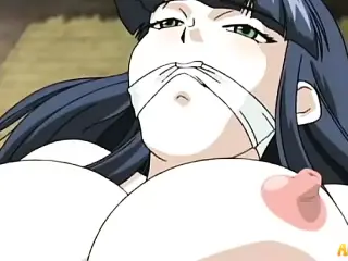 Anime girl tired up and fucked hard hd