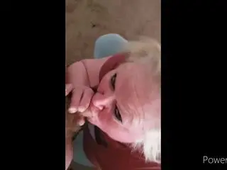 Blonde bbw