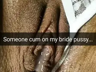 I found my hot bride with cum on her cheating  pussy!