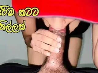 Sri Lankan Step Sister Give me Awesome Blowjob and Cum Inside - Sinhala