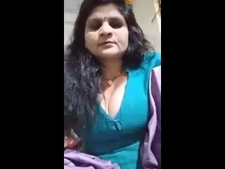 Tango Aunty Sheela Blue Top Big Boobs Pop