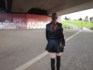 Caught Pissing Outdoors