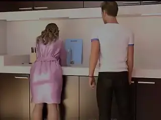 Neuvau-I offer my big cock to my stepmom and her big round ass