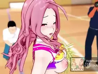 mmd r18 Renge Enjoying Pon Pon Dance 3d hentai sex dance