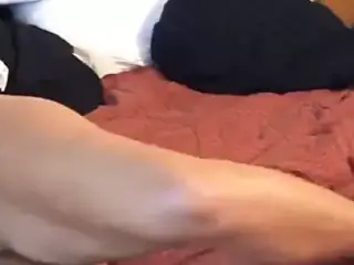 Making herself cum with a dildo