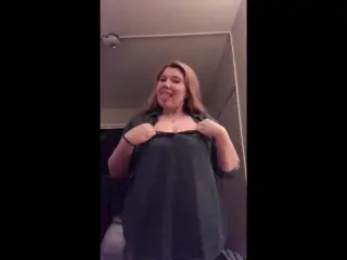 Chubby girl stripping 2