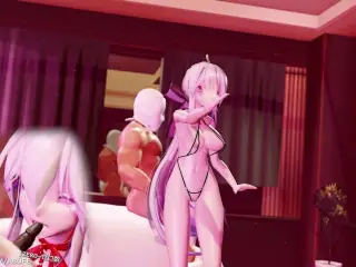 MMD R18 l Haku blowjob l Say So Vocaloid