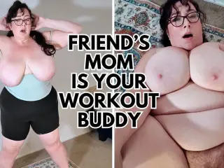 Friend's Busty BBW Stepmom Is Your Workout Buddy