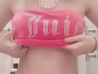 Hot striptease and masturbation with orgasm in the shower