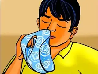 Mom's panties! Porn cartoon!