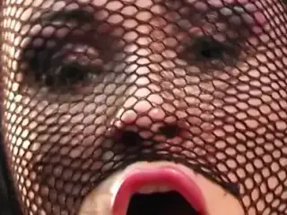 Wild dominatrix makes her slave girl lick her tight cunt