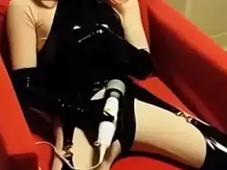 Kigurumi latex beauty vibrated