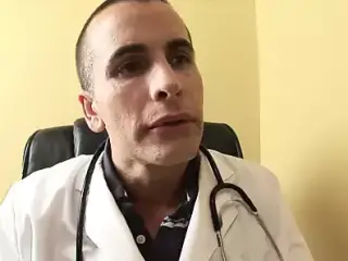Hairy blonde goes to ask doctor questions, then gets fucked!
