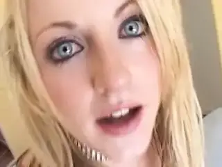 Wild and sexy German blonde gets fucked by a group of dudes