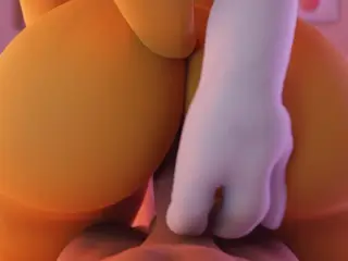Sexy Renamon riding you hard POV