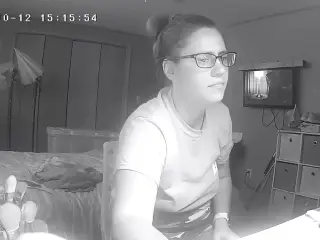 Teen Slut Skips Homework to Fuck Her Pussy to Lesbian Porn