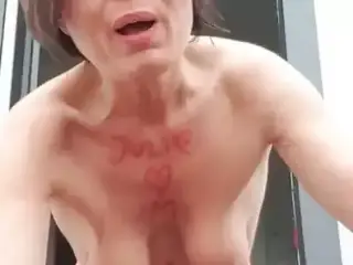 Awesome squirt queen outdoor training