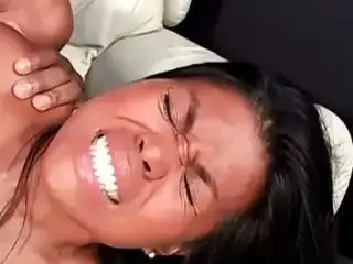 Cute slut fucking a black dude