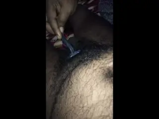 Cock hair removal by tamill akka and dirty talk hot chubby aunty