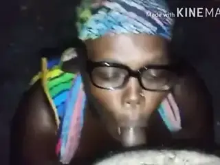 Fat hoodrat swallowed all my cum