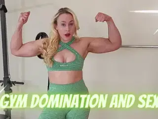 Gym Domination and Sex muscle milf michellexm