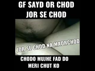 Desi Horny Gf Boli Jor Se chod Madarchod - Clear Hindi Audio