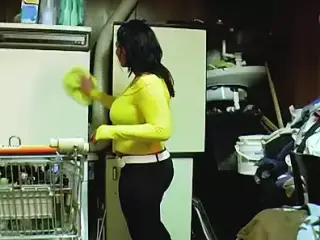 Super curvy German babe with dark hair loves masturbating