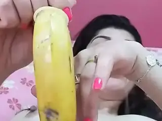 fucking with a banana