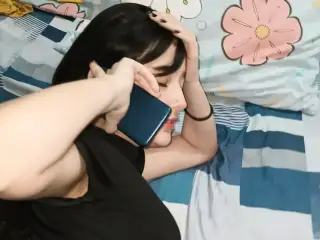 A perverted stepsister! He loves to choke on my cock! - Porn in Spanish