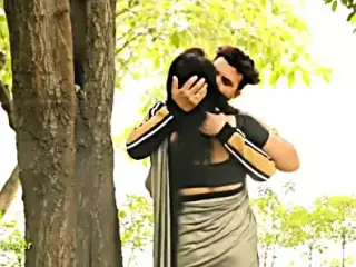 Indian Saree Kissing Prank Video