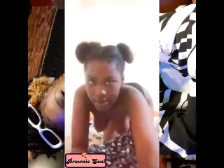 Brownie Soul Twerking and Rubbing Her Pussy