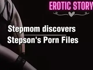 Stepmom discovers Stepson's Porn Files