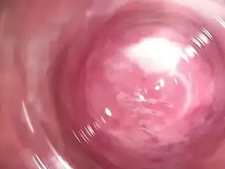 Internal Camera deep inside Mia's creamy pussy, Welcome to my vagina