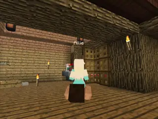 Minecraft Jenny Mod Summoning a Genie called Allie and wishing sexual favors from her like Deepthroat