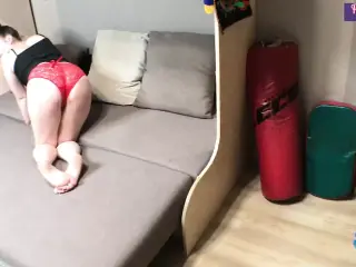 Stepmom Accidentally Got Stuck In The Couch